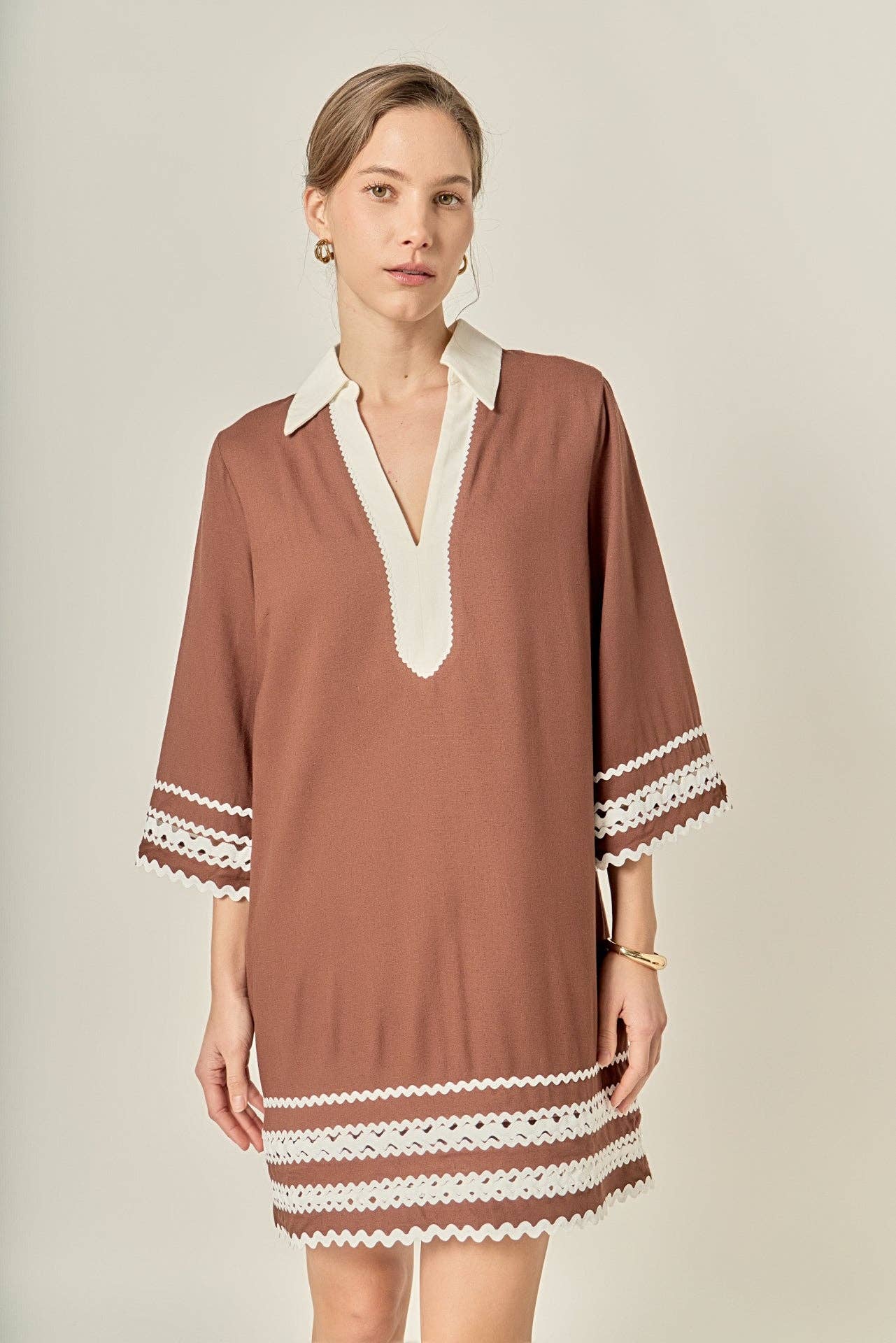 The Ric Rac Tunic Mini Dress
