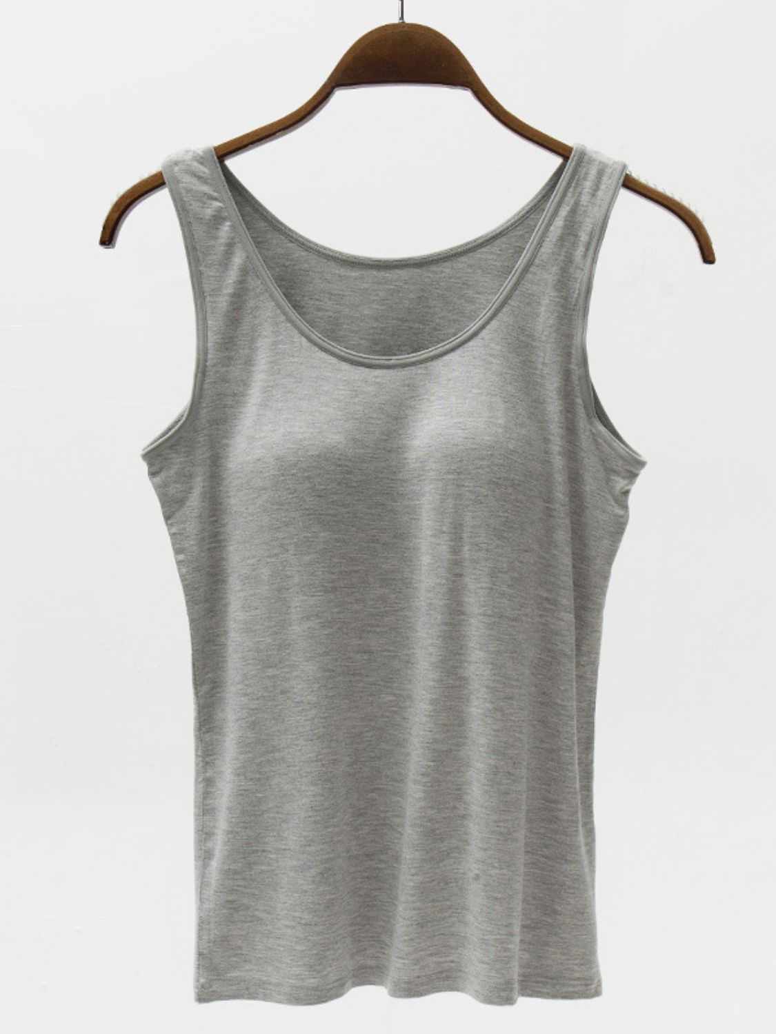 Ashley Size Inclusive Wide Strap Modal Tank with Bra
