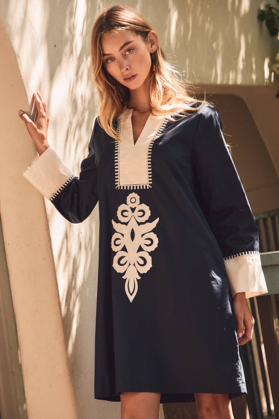 Eileen Plus Cotton Mini Dress