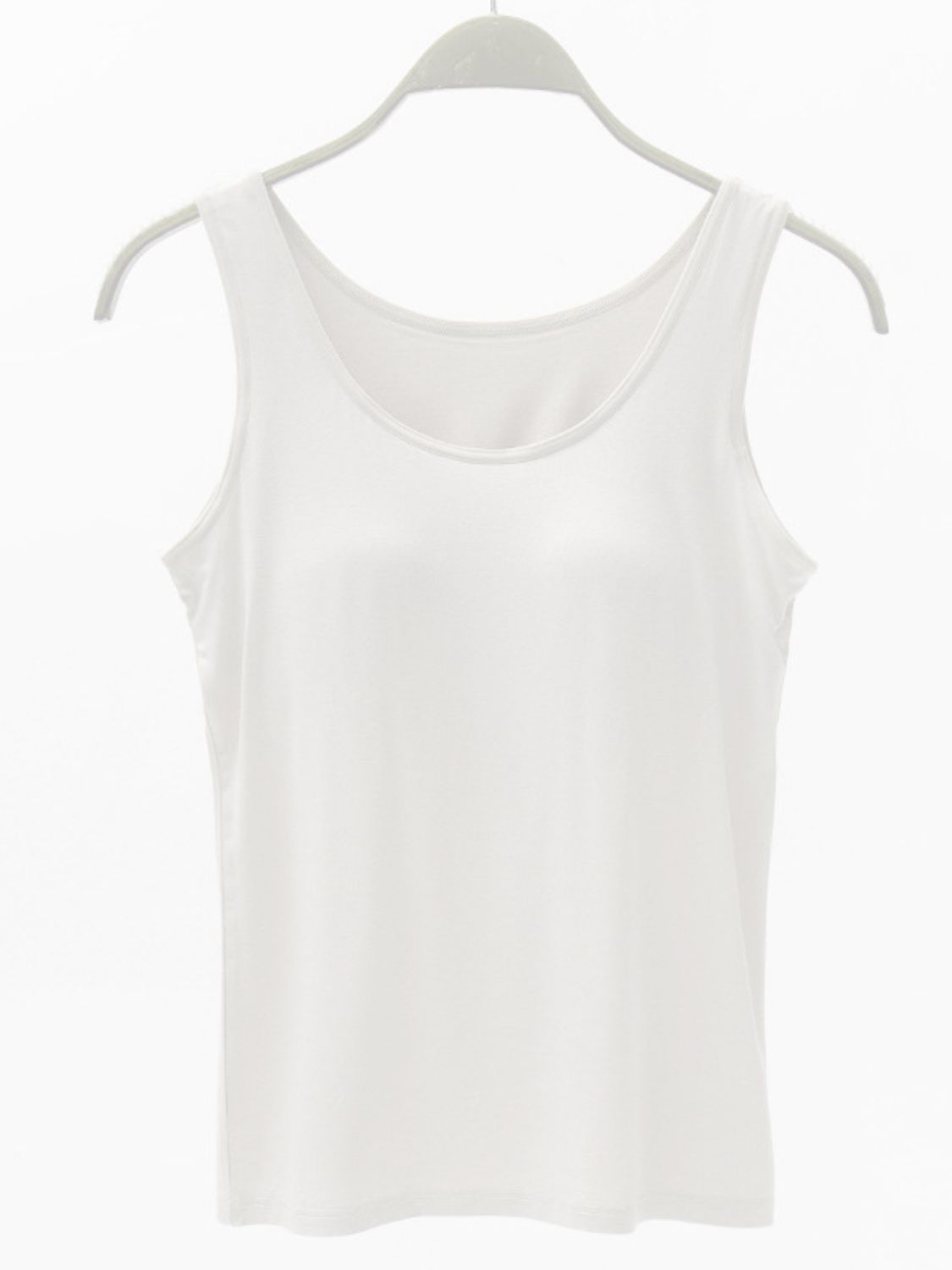 Ashley Size Inclusive Wide Strap Modal Tank with Bra