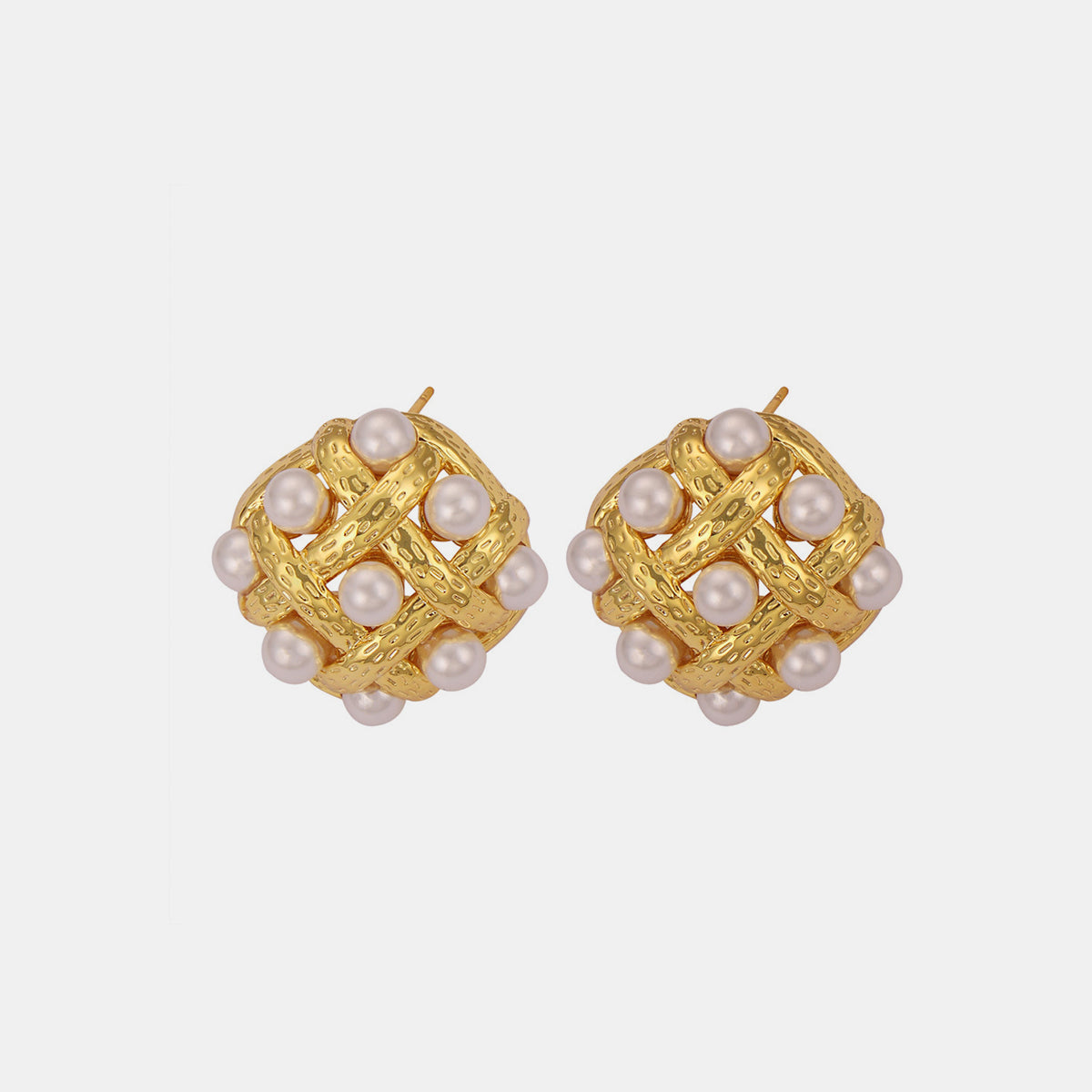 Bridget Pearl Stud Earrings