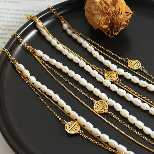 Eve Three-Layered Pearl Bracelet