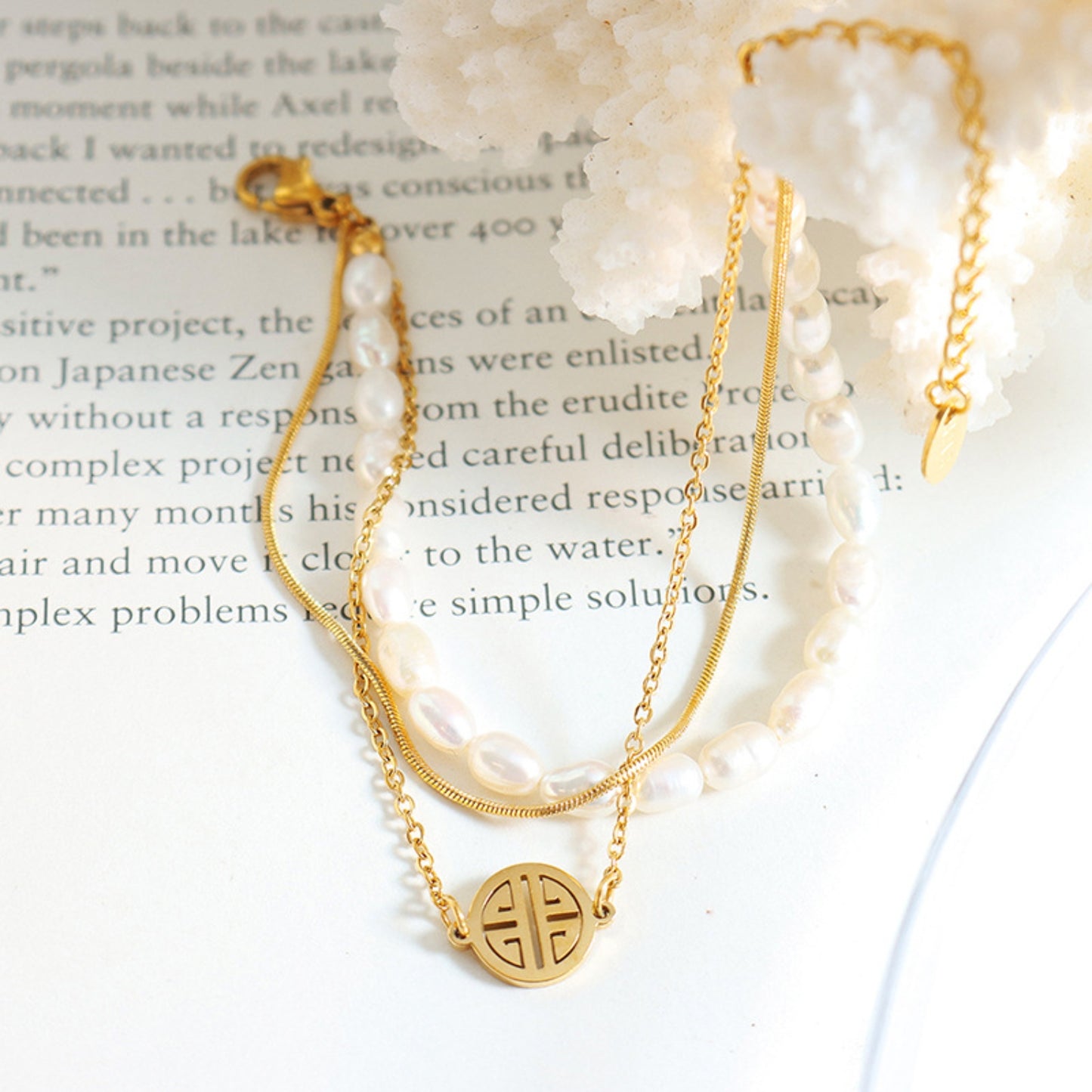 Eve Three-Layered Pearl Bracelet