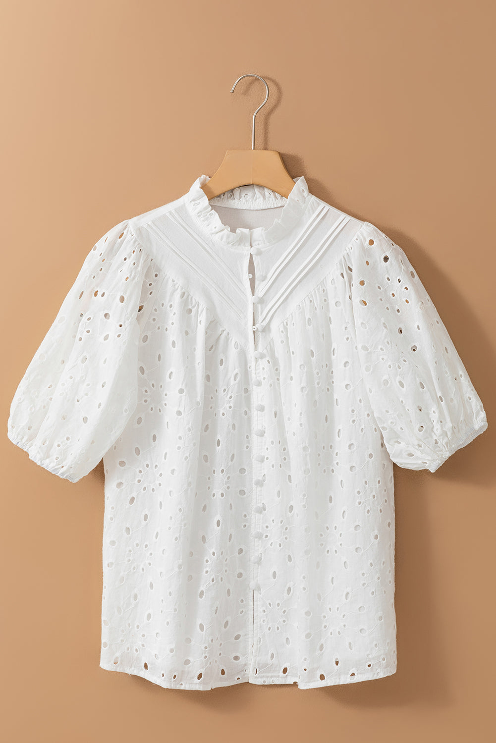White Eyelet Blouse