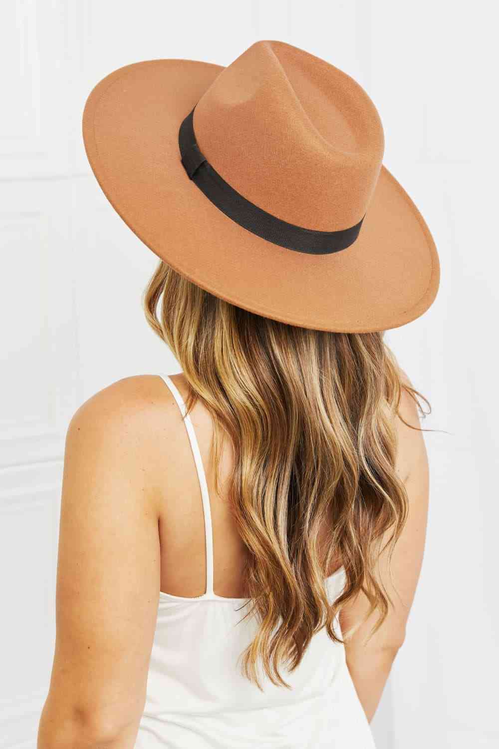 Latte Fedora Hat
