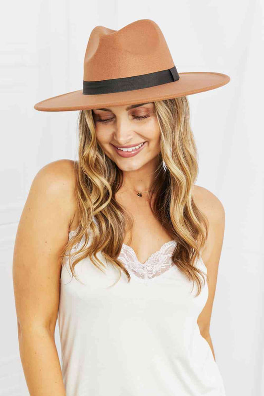 Latte Fedora Hat