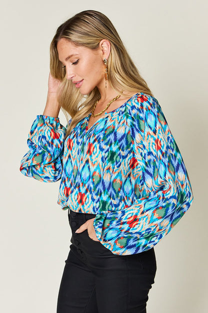 Taylor Size Inclusive Jewel Blouse