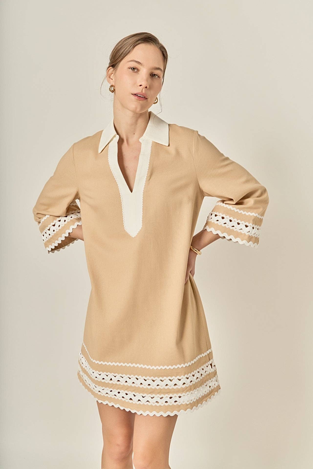 The Ric Rac Tunic Mini Dress