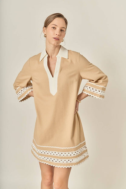 The Ric Rac Tunic Mini Dress