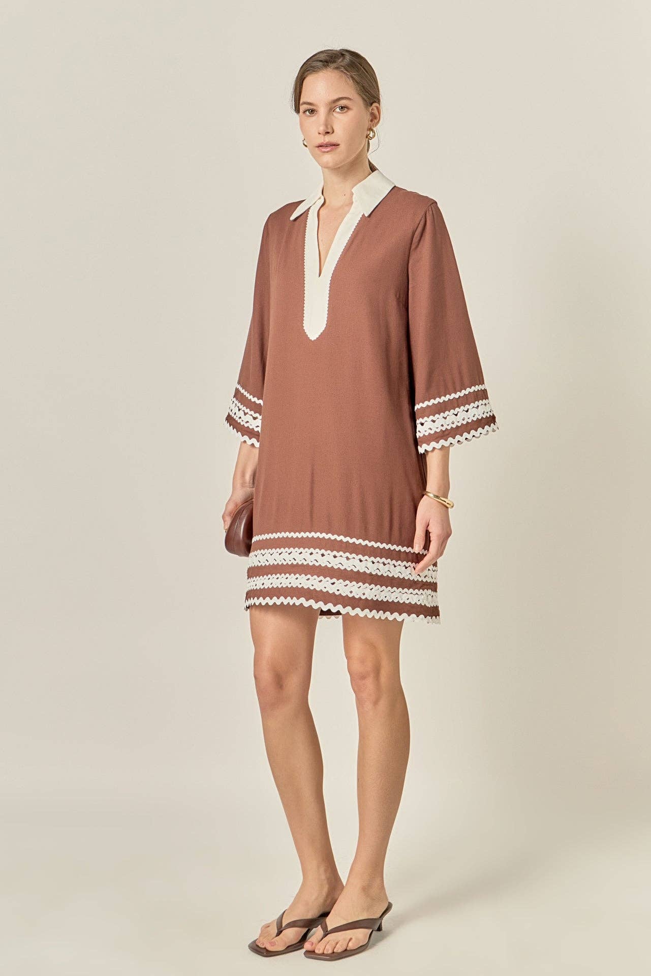 The Ric Rac Tunic Mini Dress