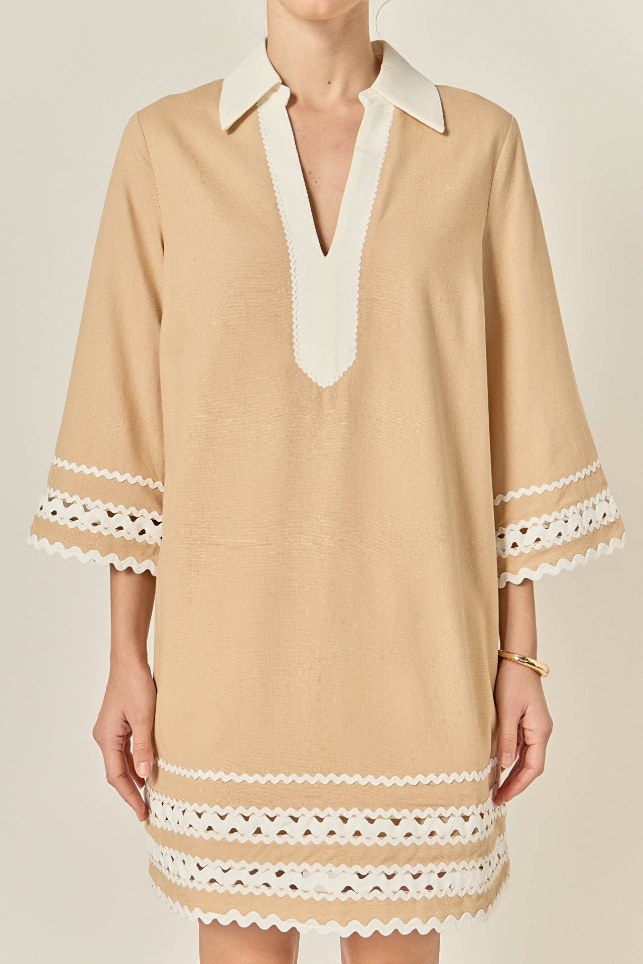 The Ric Rac Tunic Mini Dress