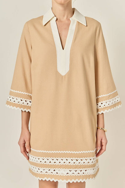 The Ric Rac Tunic Mini Dress