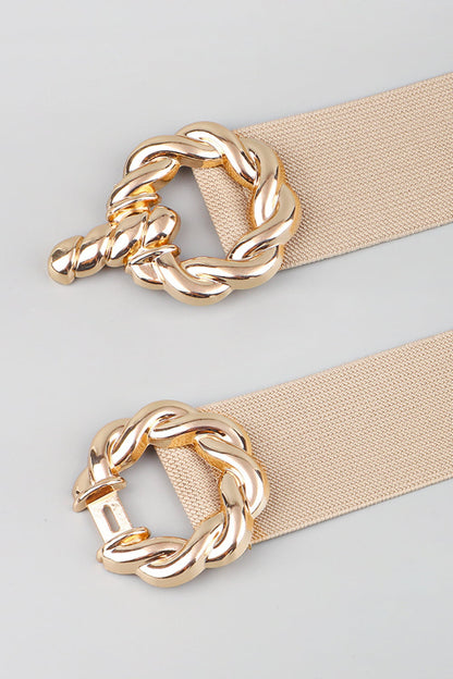 Zinc Alloy Buckle Elastic Belt