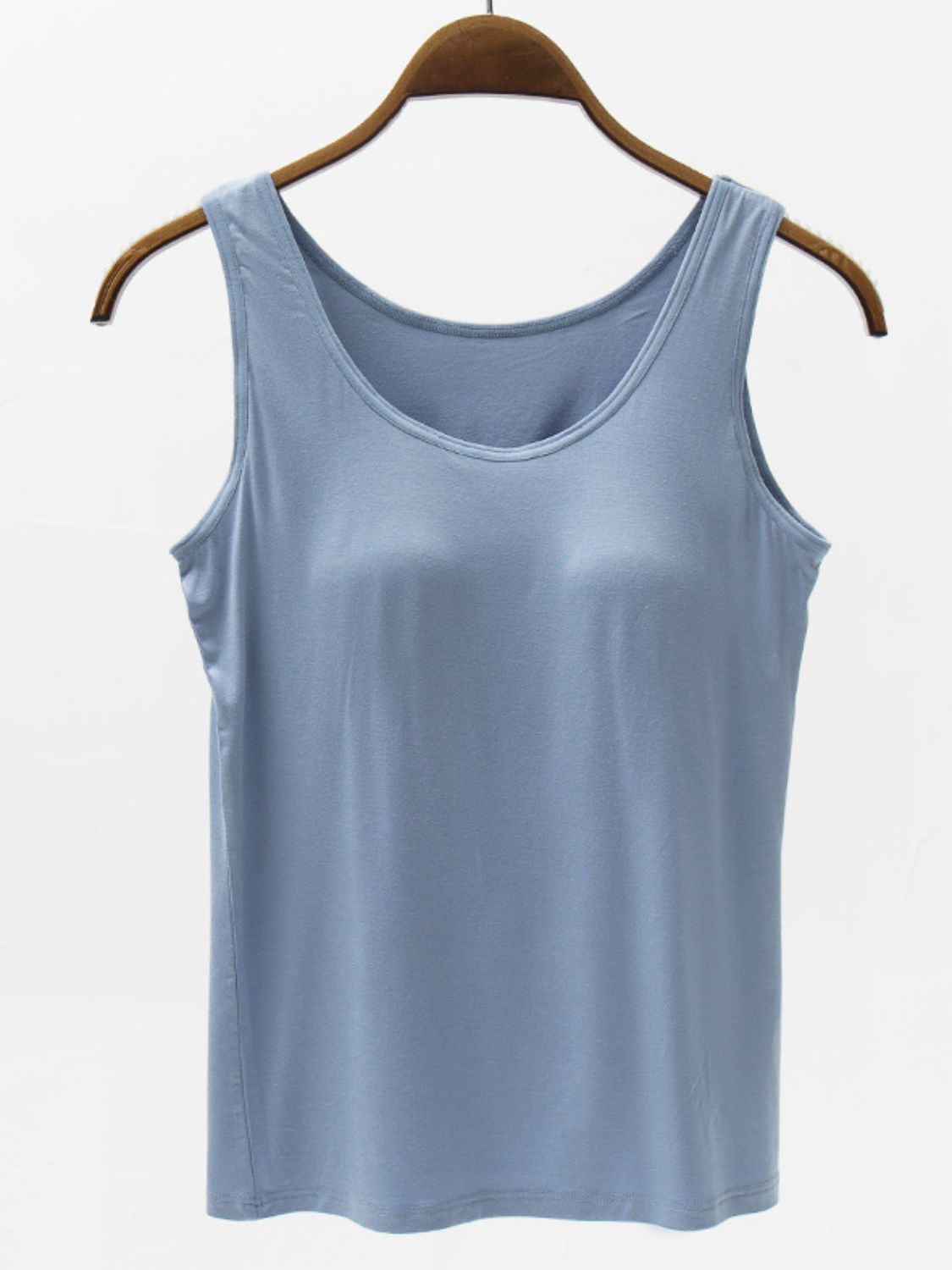 Ashley Size Inclusive Wide Strap Modal Tank with Bra