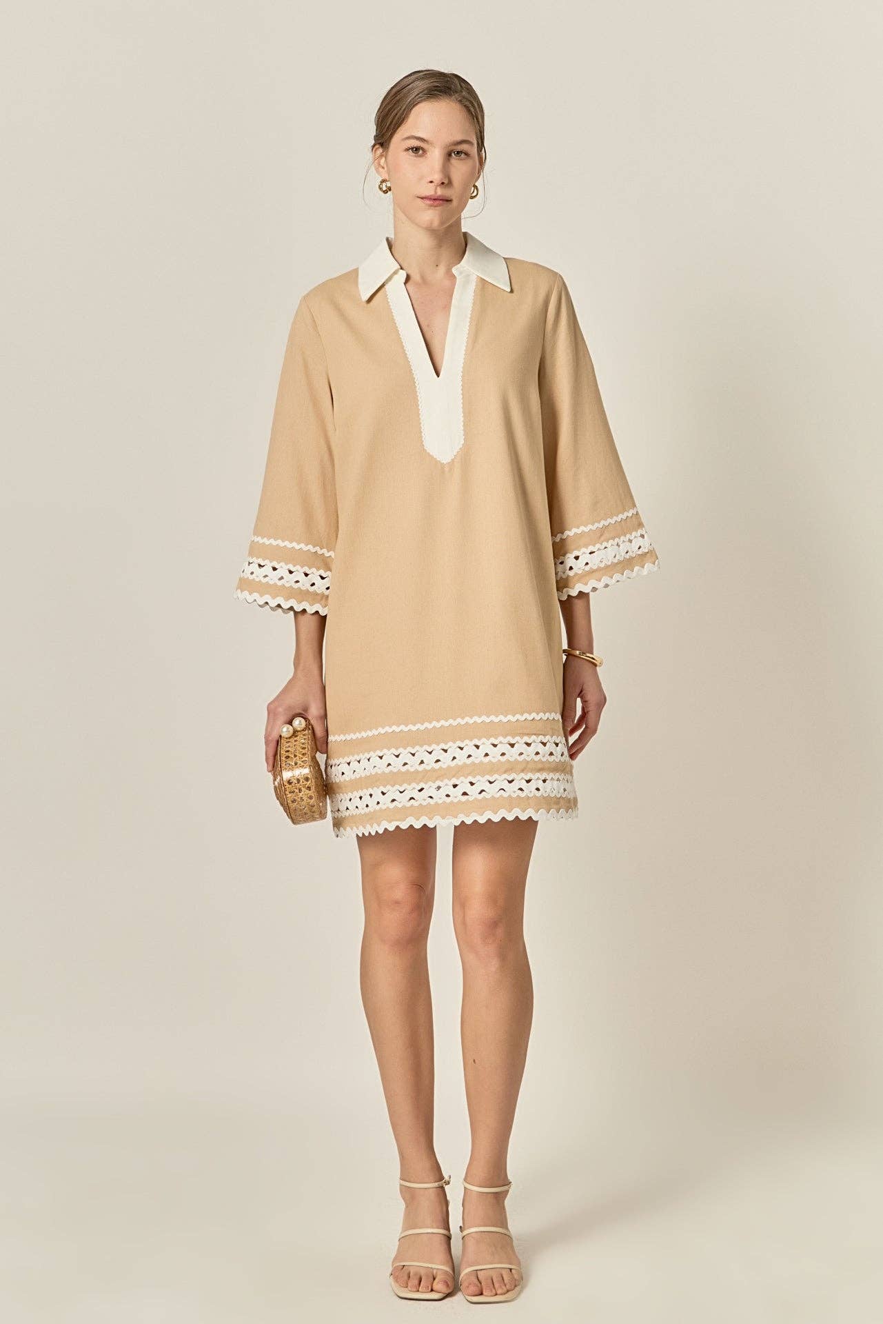 The Ric Rac Tunic Mini Dress