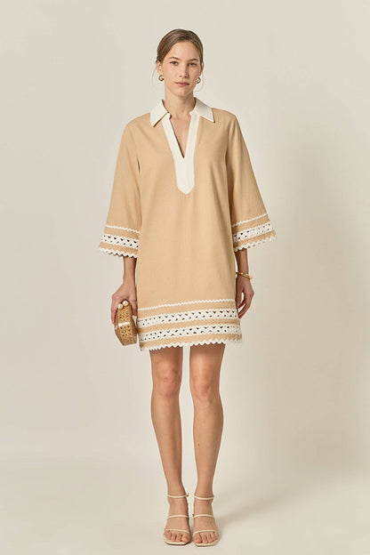 The Ric Rac Tunic Mini Dress