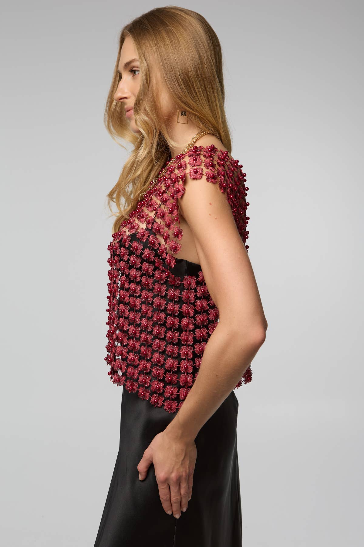 Floral Shell Pearl Capelet