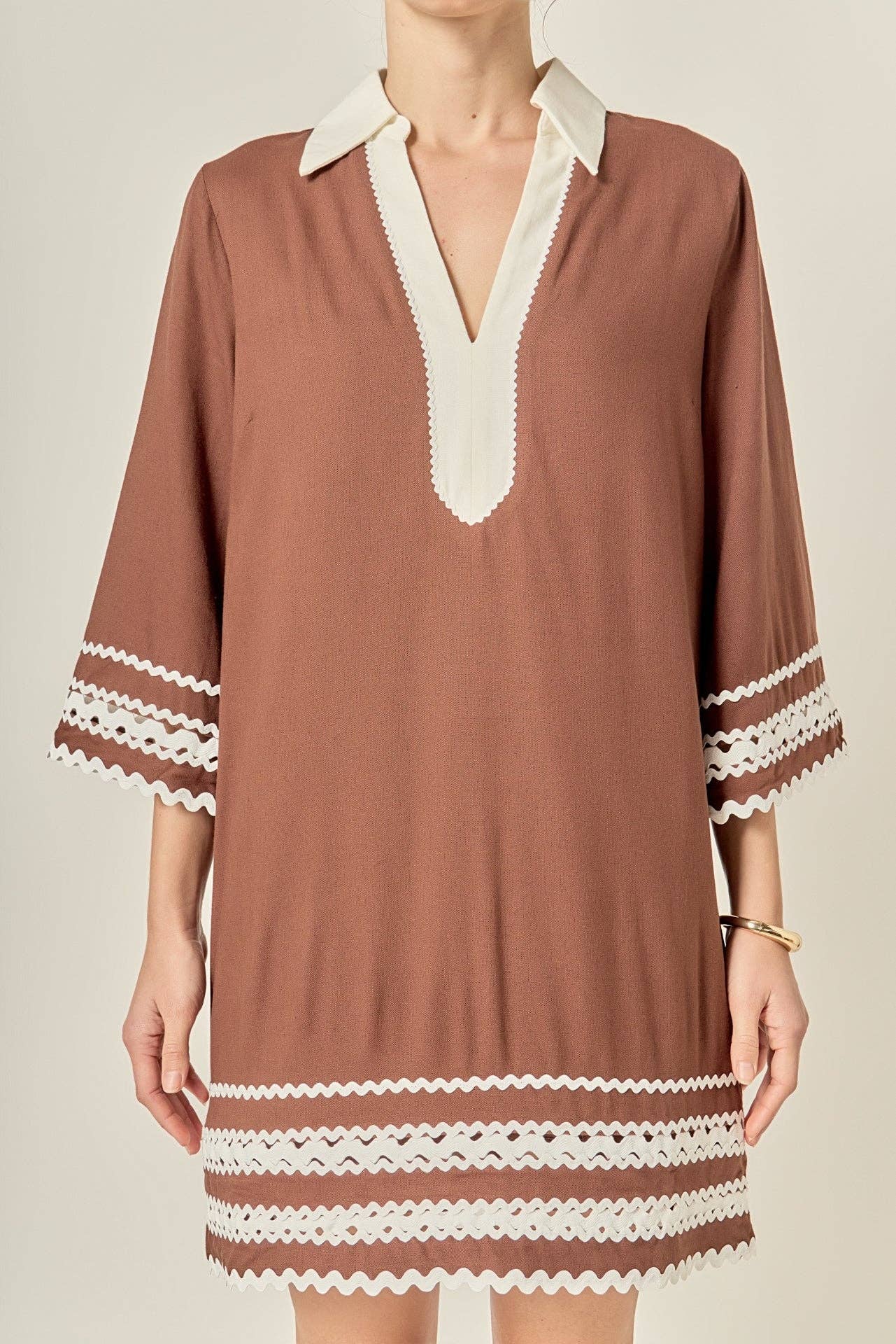 The Ric Rac Tunic Mini Dress