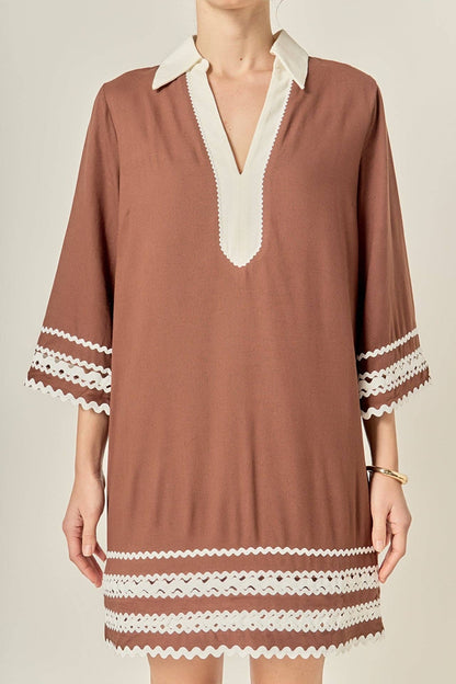 The Ric Rac Tunic Mini Dress