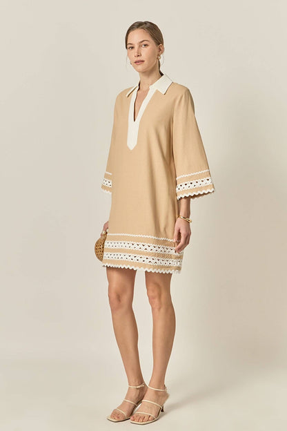 The Ric Rac Tunic Mini Dress