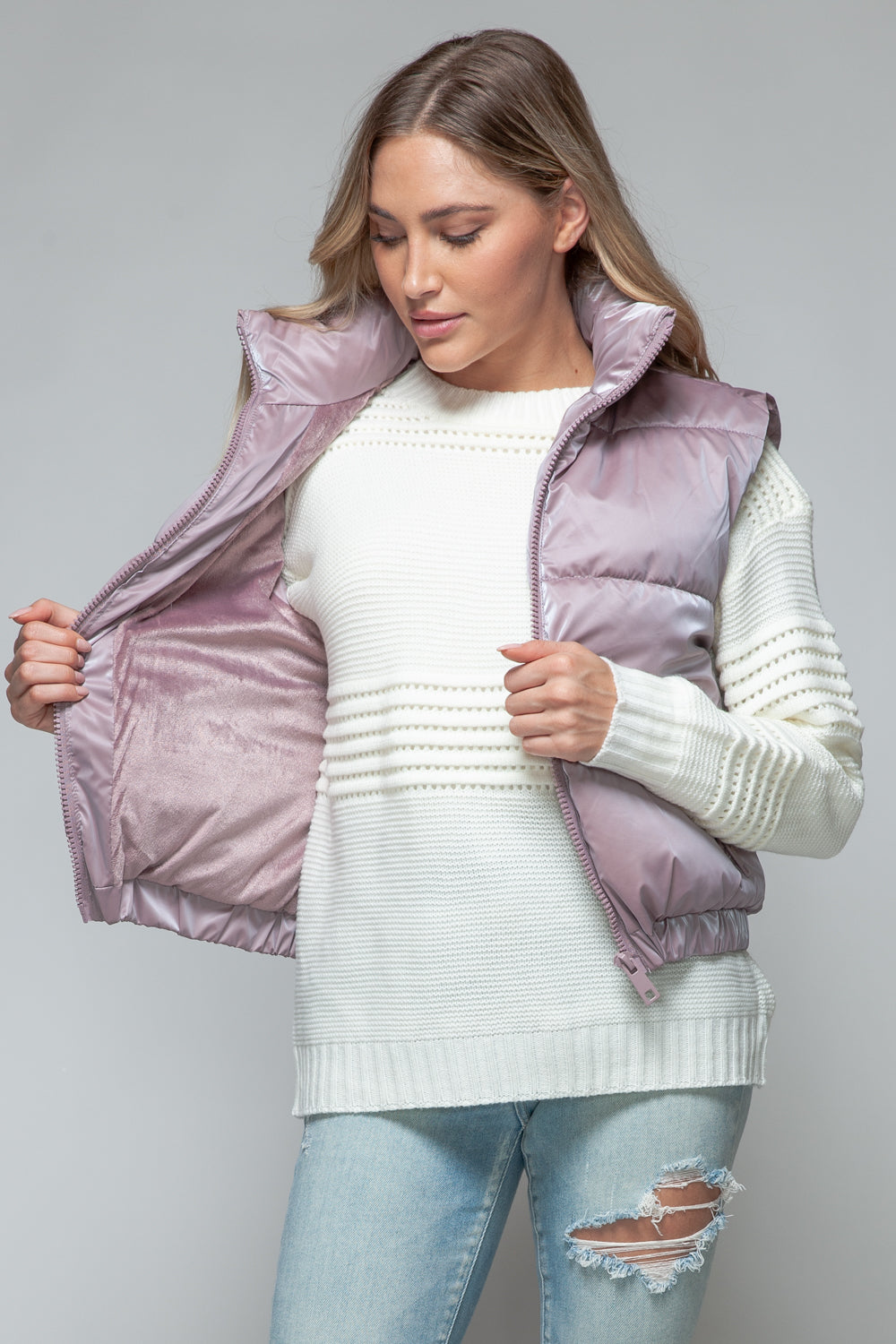 Puffer Soft Lining Quilted Vest