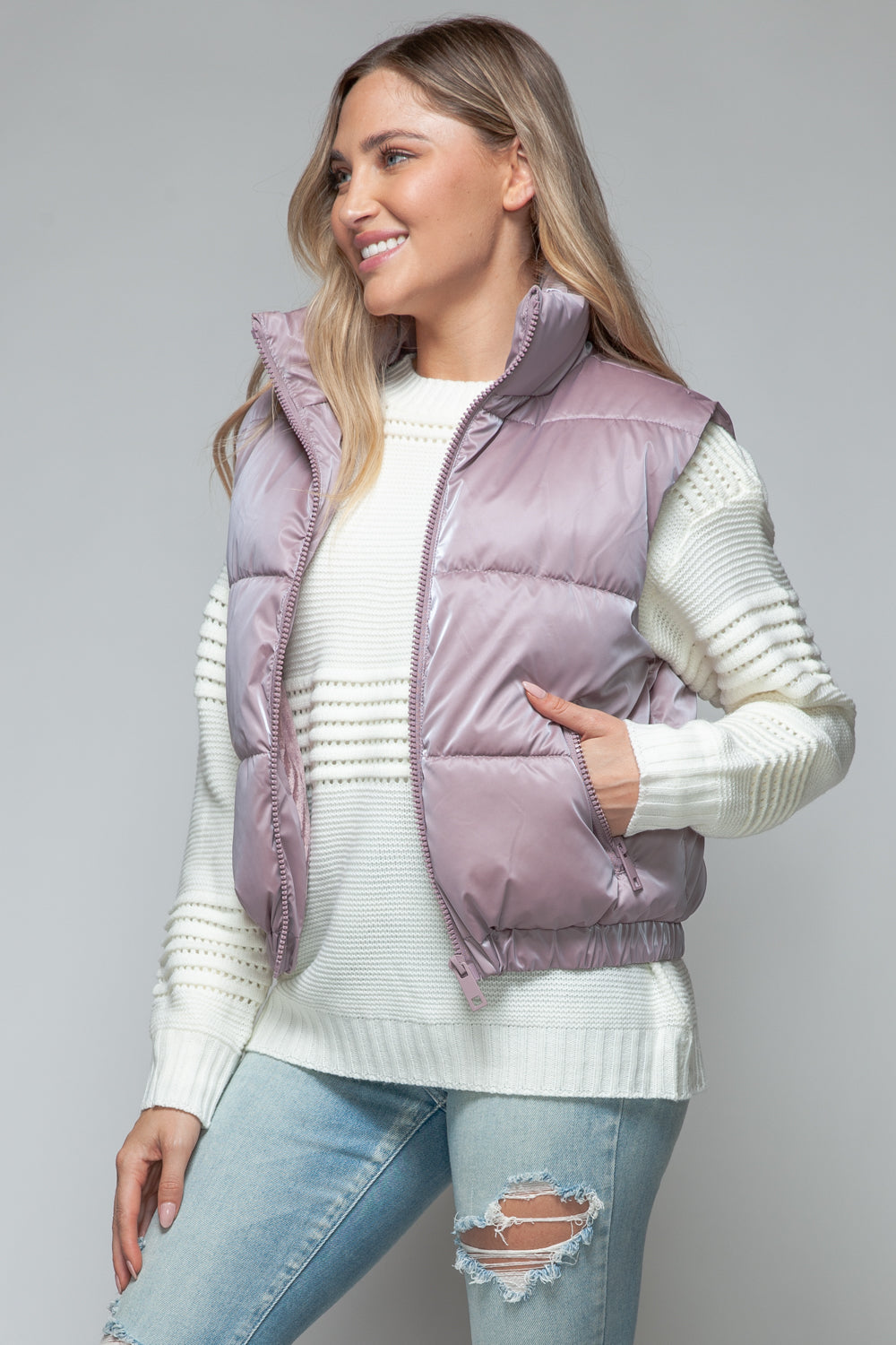 Puffer Soft Lining Quilted Vest