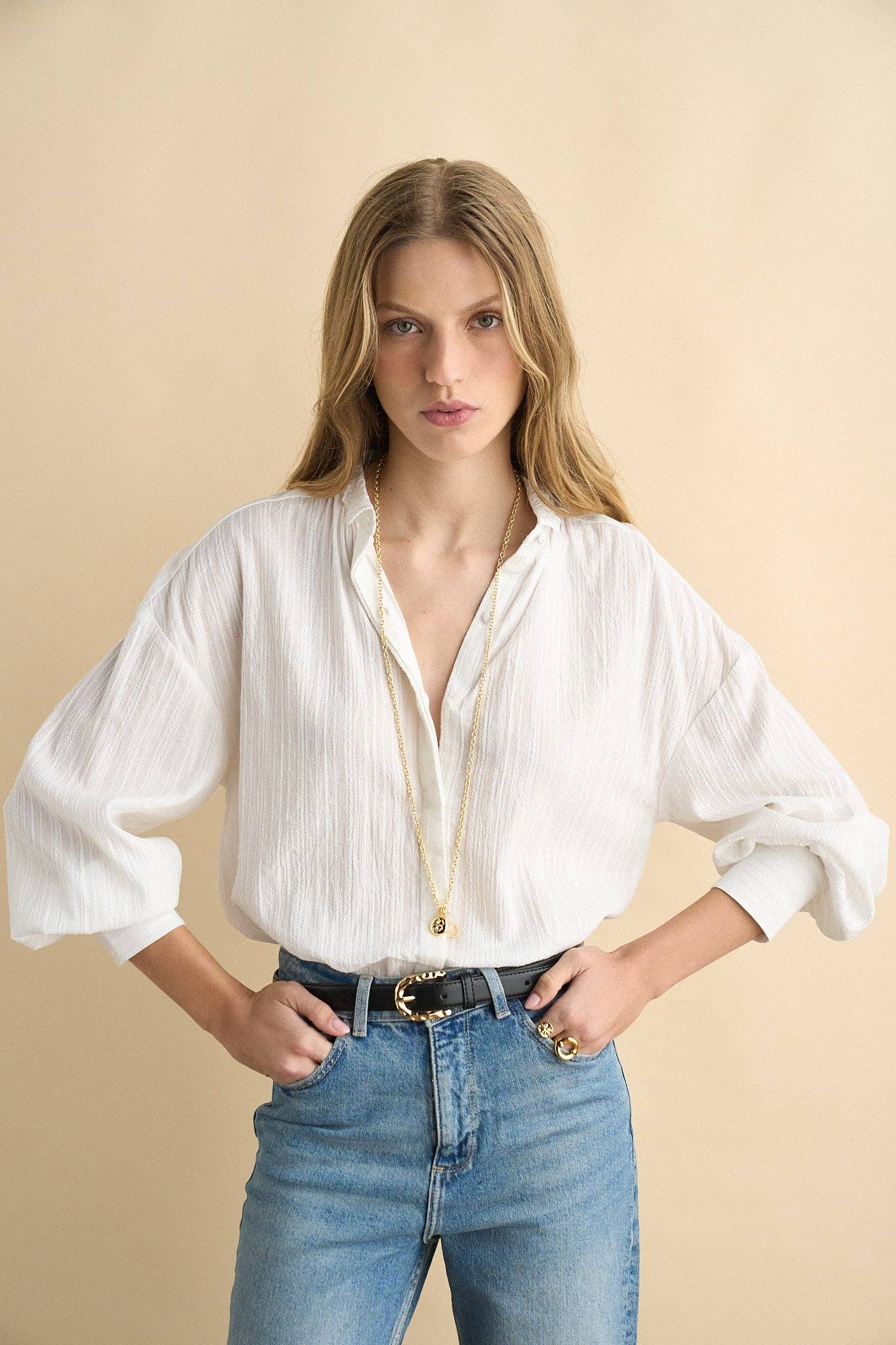Alexa blouse white