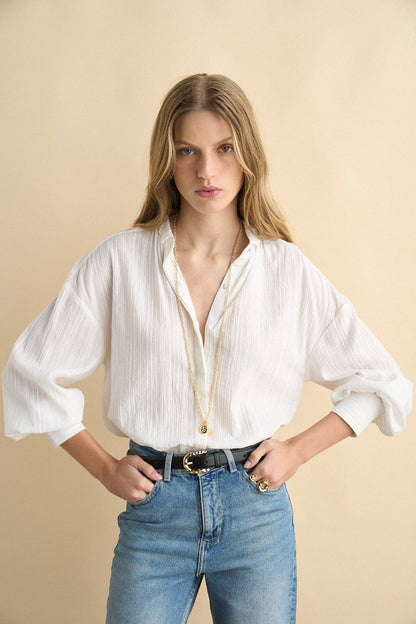 Alexa blouse white