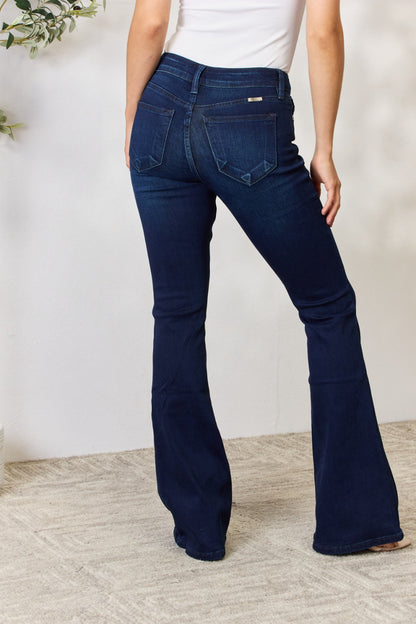 Size Inclusive Mid Rise Flare Jeans