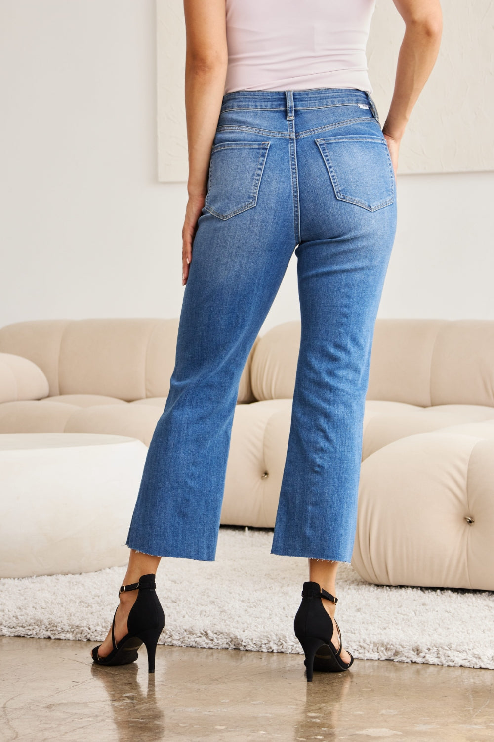 Mia Size Inclusive Tummy Control High Waist Jeans