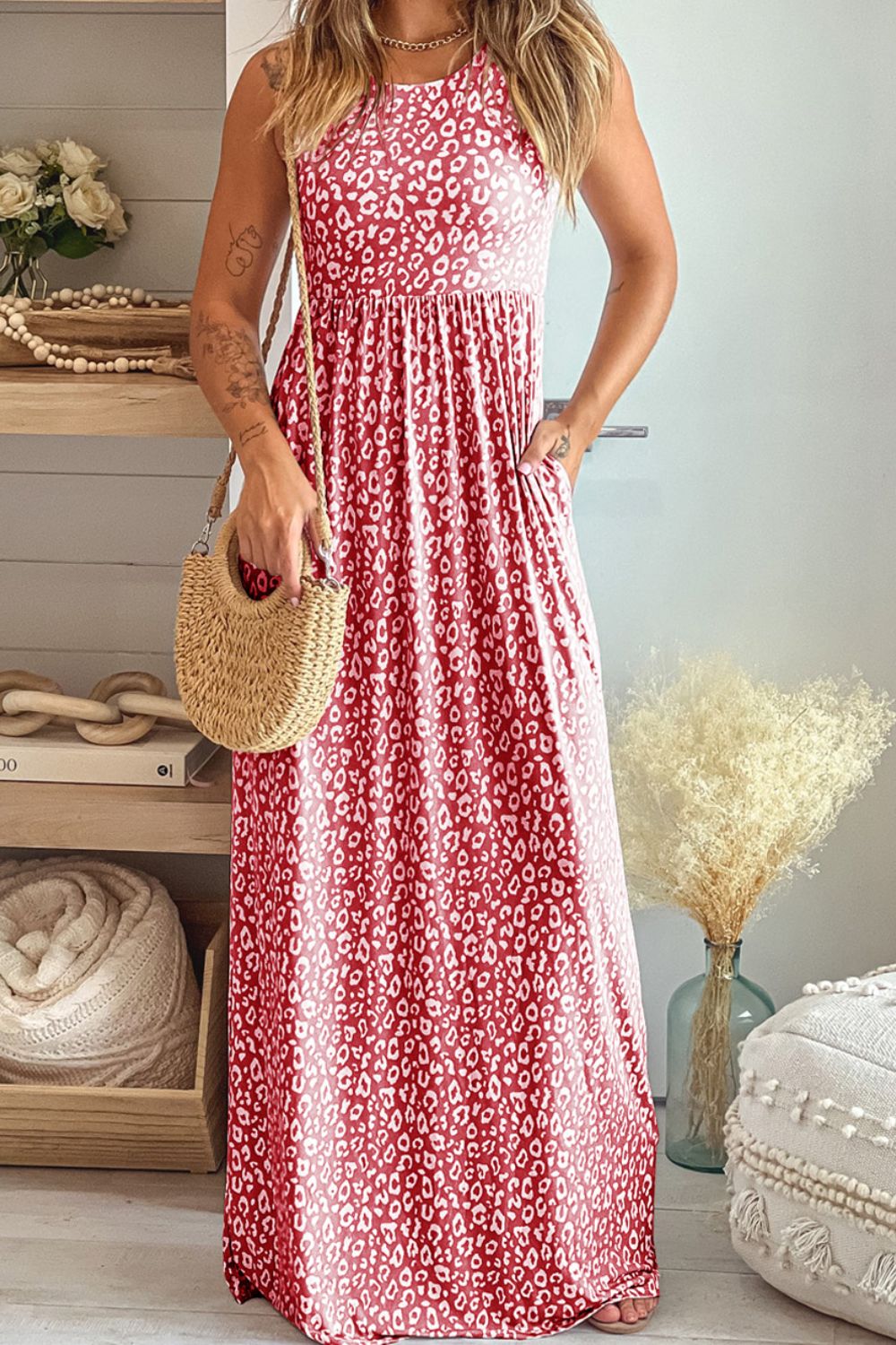 Soft Spot Sleeveless Maxi Dress