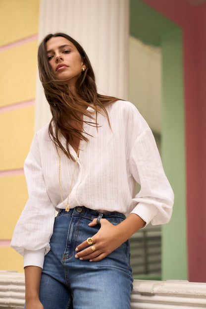 Alexa blouse white