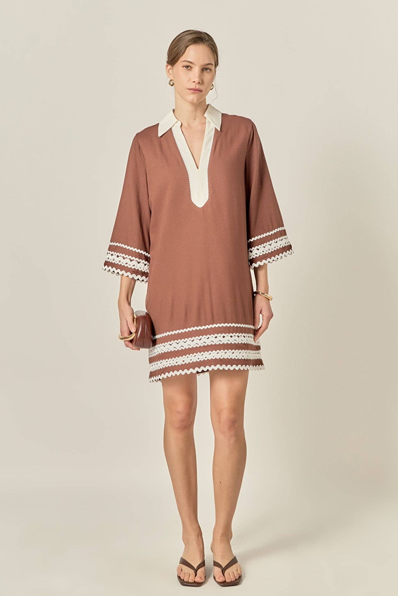 The Ric Rac Tunic Mini Dress