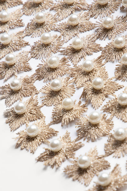 Floral Shell Pearl Capelet