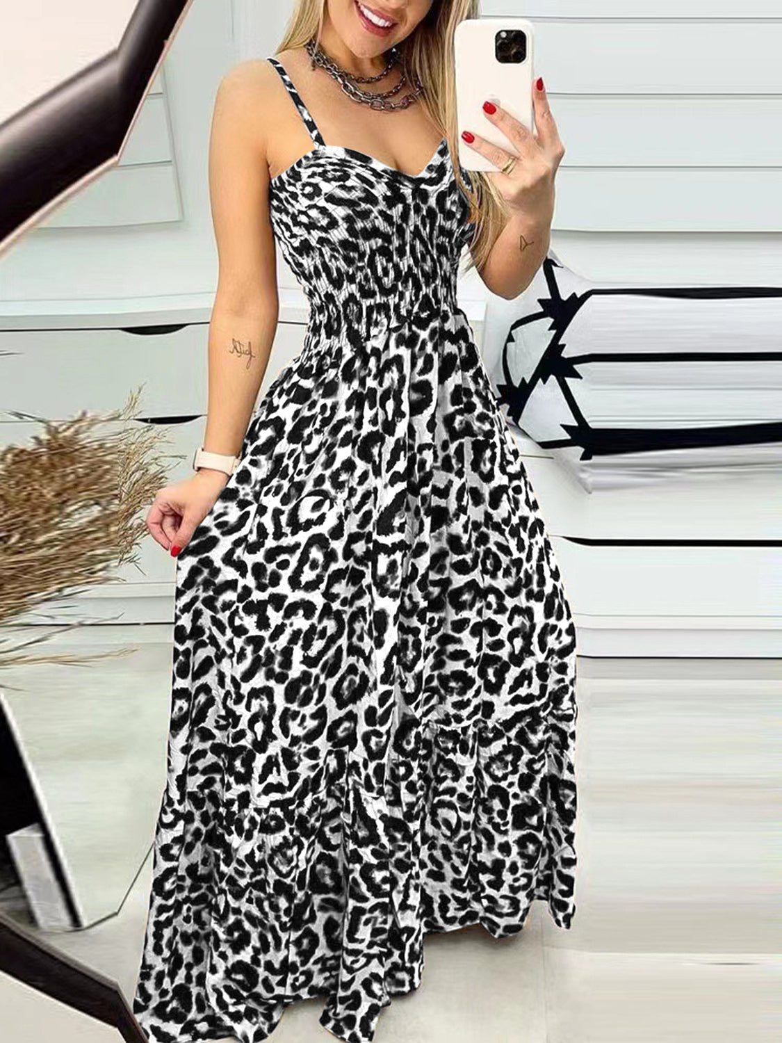 Seeing Spots Sweetheart Dress