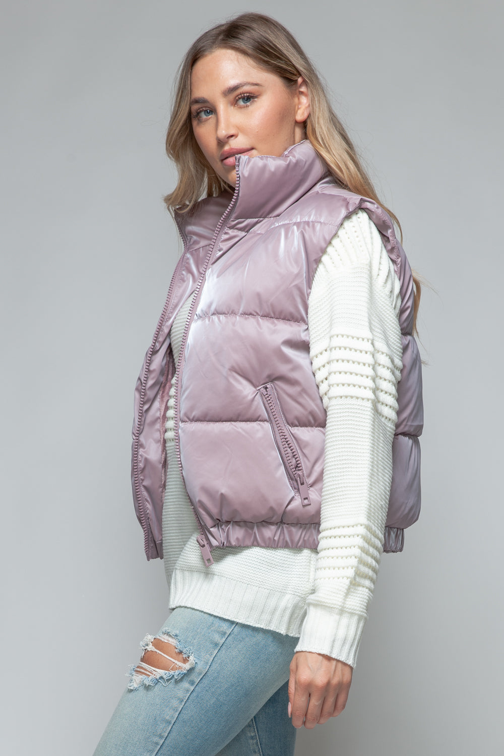 Puffer Soft Lining Quilted Vest