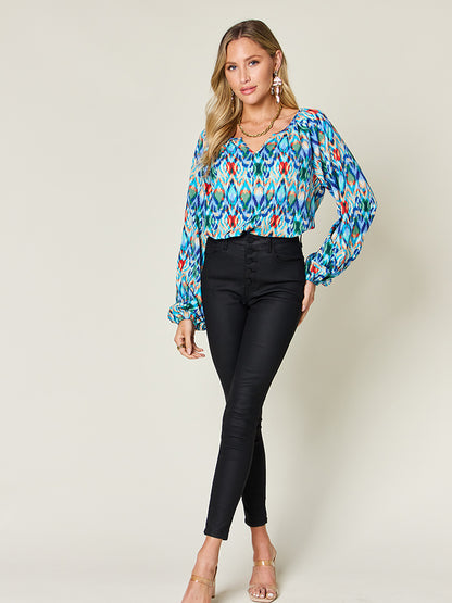 Taylor Size Inclusive Jewel Blouse