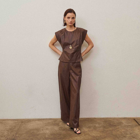 Vegan Leather Pants