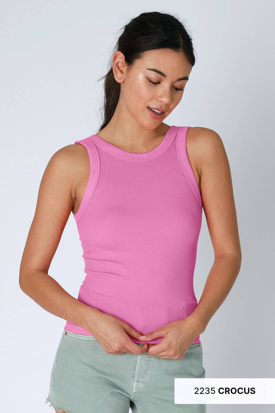 NS8216 - Reversible Ribbed Tank Top