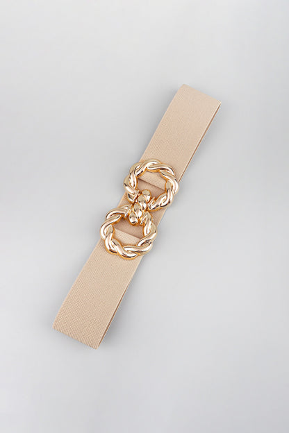 Zinc Alloy Buckle Elastic Belt