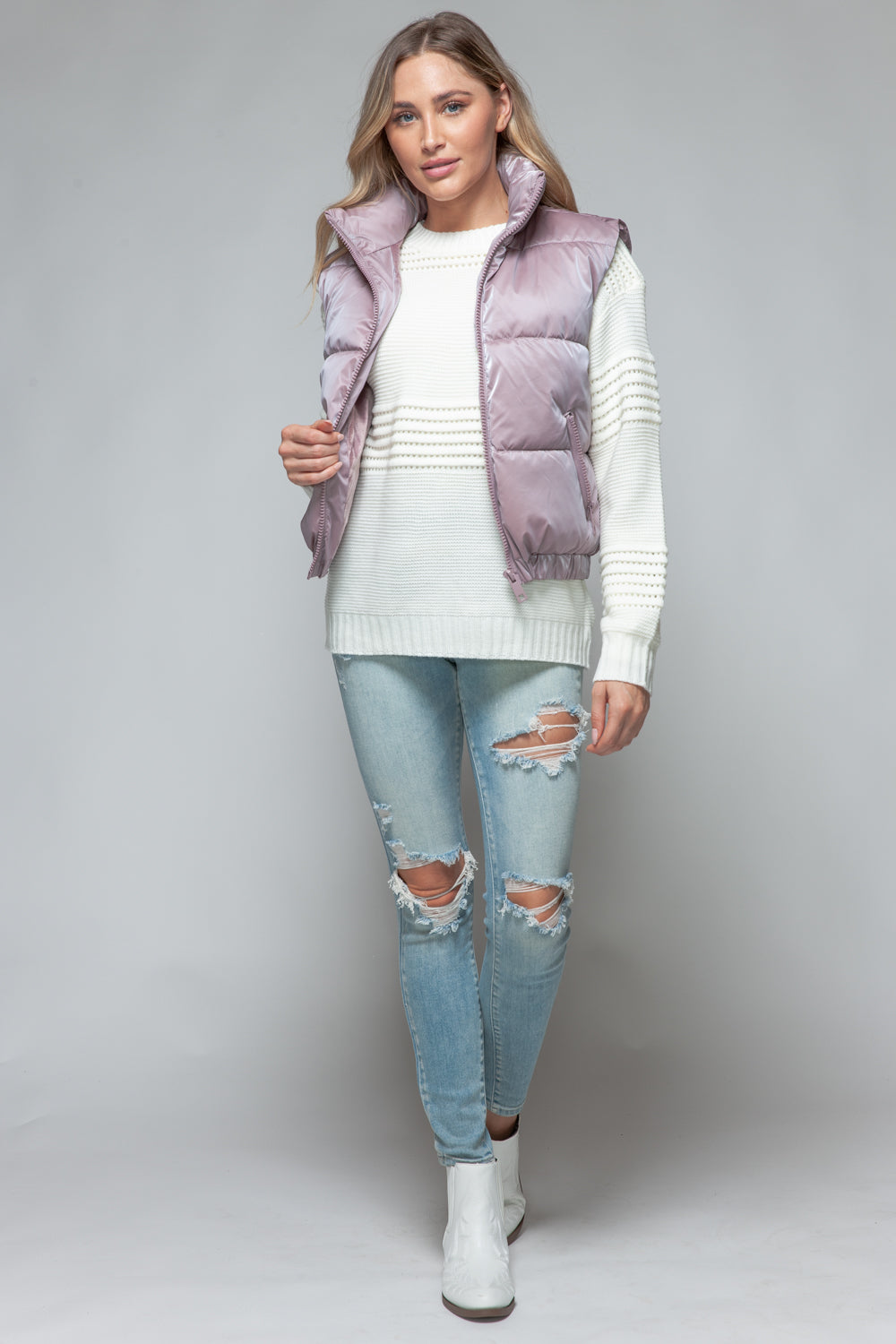 Puffer Soft Lining Quilted Vest