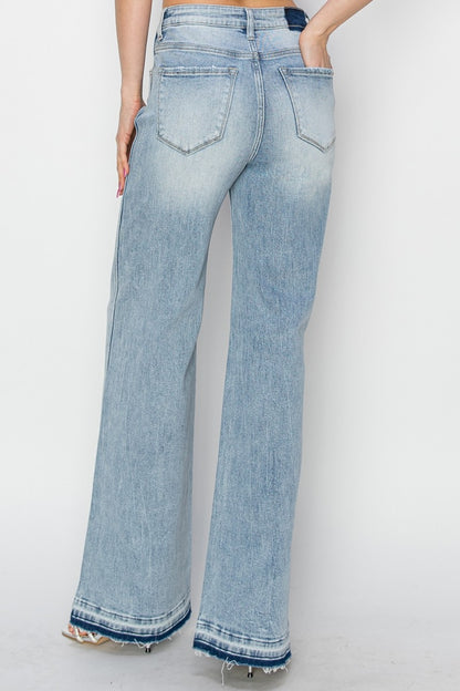 Size Inclusive High Rise Wide Leg Jeans