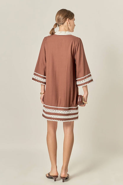 The Ric Rac Tunic Mini Dress