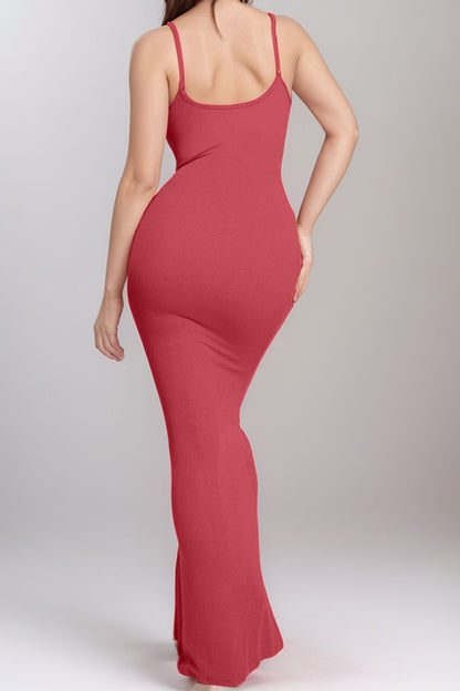 BeBe Sleeveless Maxi Dress with built in shapewear