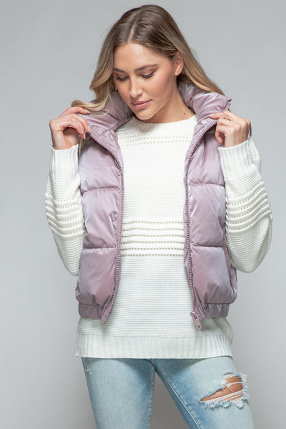 Puffer Soft Lining Quilted Vest