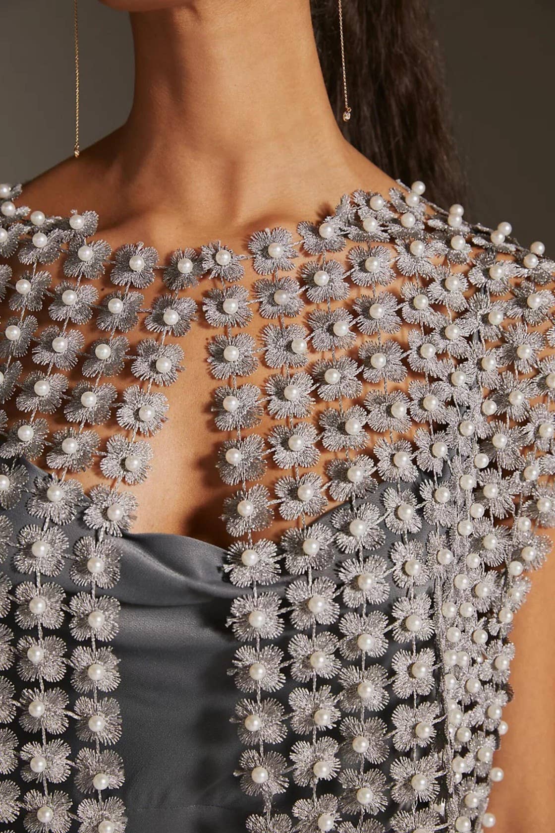 Floral Shell Pearl Capelet