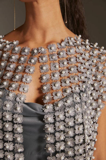 Floral Shell Pearl Capelet