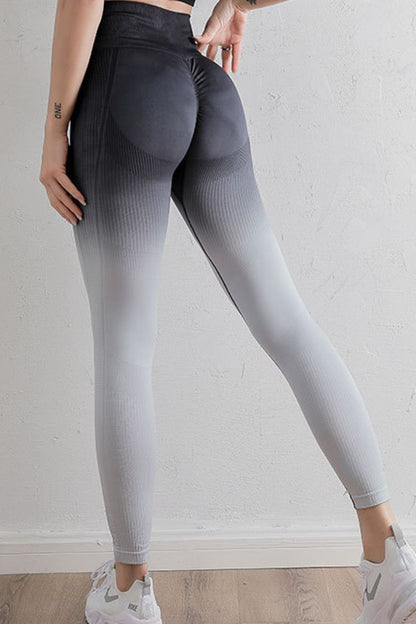 Leggings deportivos de cintura alta degradados