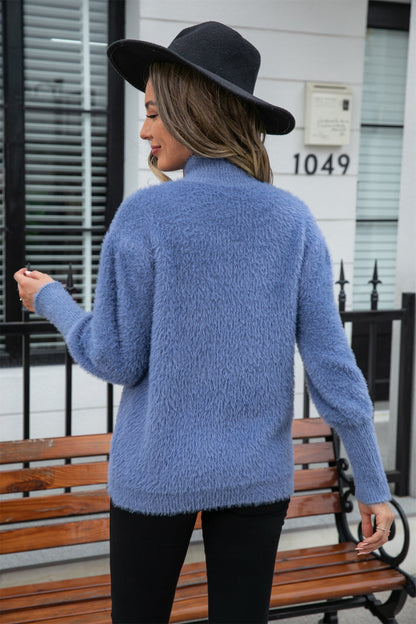 Cool Weather Cozy Long Sleeve Pullover Sweater