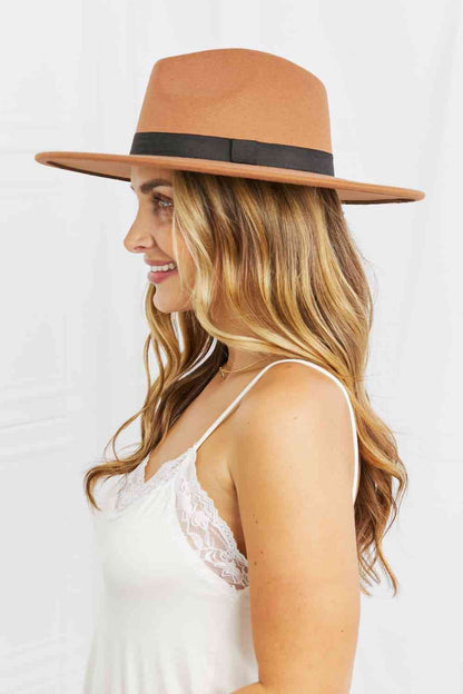 Latte Fedora Hat